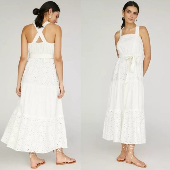 Anthropologie White Eyelet Sundress - Picture 3 of 6